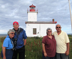 Chisholms and Cardacis at Caribou Island in NS 