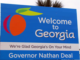 Welcome to Georgia sign