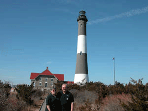 Us at Fire Island Lighthouse in New York