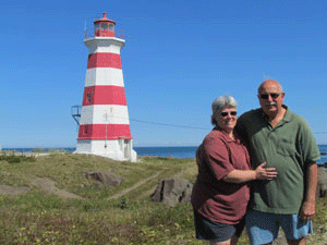 Us at Brier Island in NS
