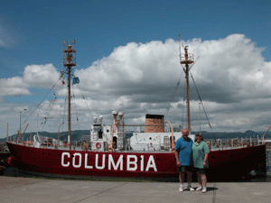Us at Lightship Columbia in Oregon