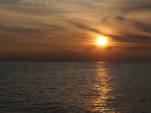 Sunset in Delaware Bay