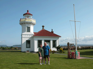 Us at Mulkiteo Lighthouse in Washington