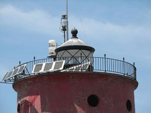 Thimble Shoal Lighthouse, Virginia at thelighthousehunters.com